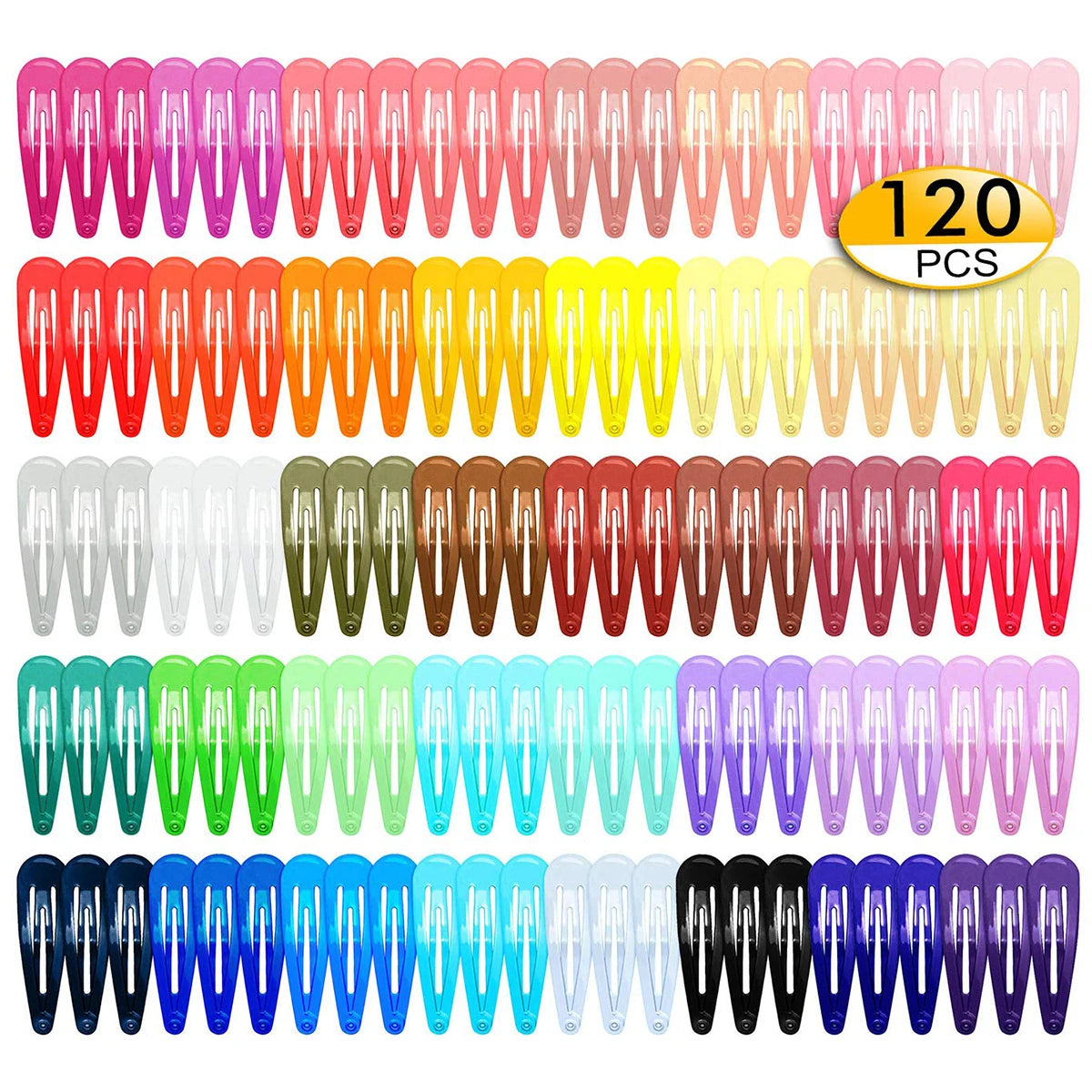 120/80/60Pcs Colorful BB Hair Clips for Girls Water Drop Shape Hairpin Princess Barrette Simple Snap Clip Girls Hair Accessories   hairclips