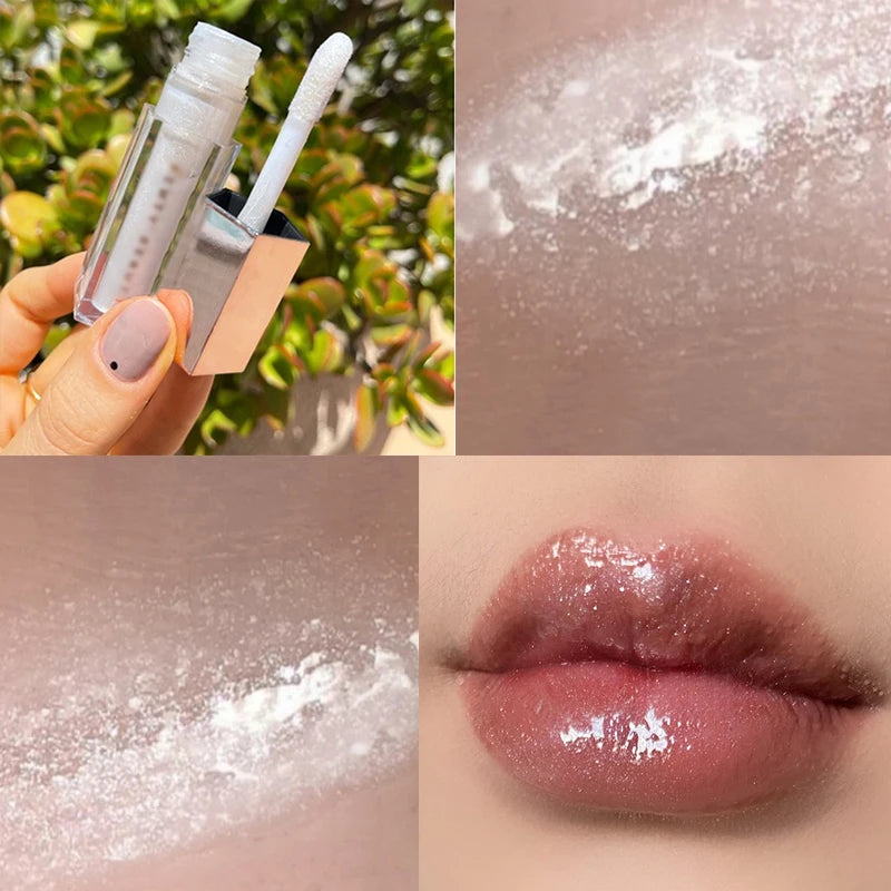 Gloss Bomb Universal Lip Luminizer 9 Colors Non-Sticky Moisturizing Lip Gloss Plumping and Long-Lasting Glitter Liquid Lipstick  lips