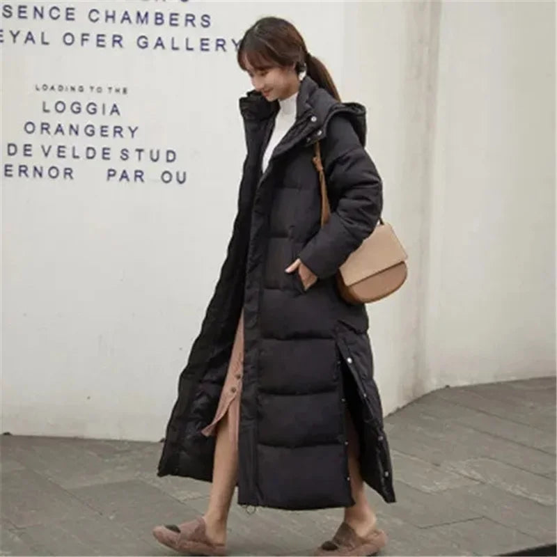 Women's Jacket Winter Parka Hooded Long Parkas Coats Casual Thicken Snow Wear Jackets Cotton Padded Warm Outwear coat