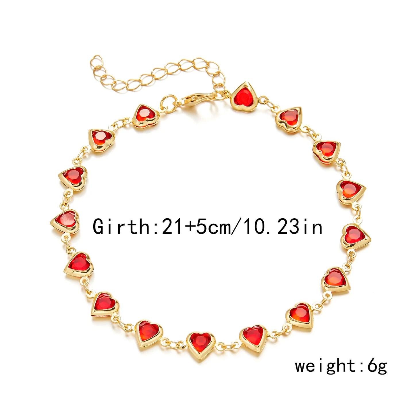 Heart Crystal Colorful Anklet for Women Butterfly Daisy Foot Leg Ankle Chain Girls Beach Party Sandals Jewelry anklet