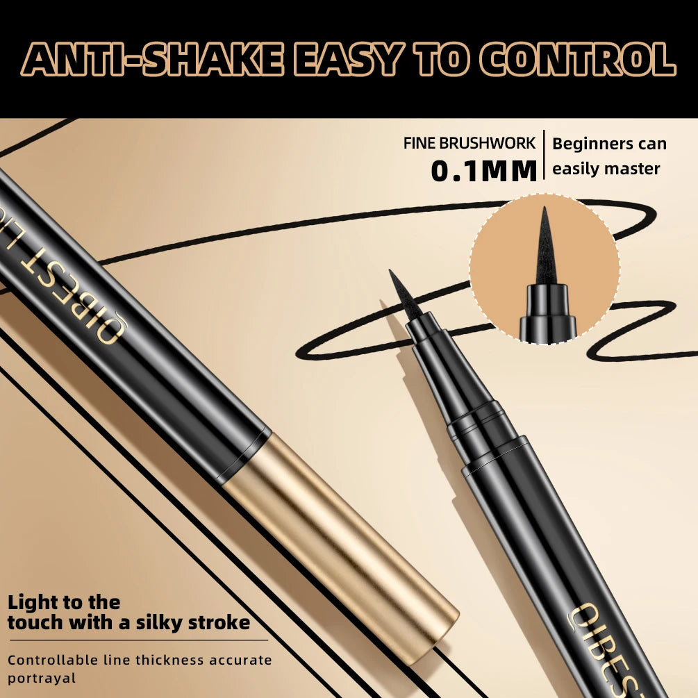 Black Liquid Eyeliners Waterproof Long Lasting Sweatproof Quickily Drying Eyeliners Pencil Eyes Cosmetics Make up Tools eyes