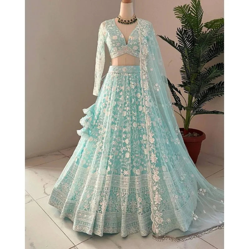 Wedding New Designer Lehenga Choli Lengha Indian Bollywood Party Pakistani Wear