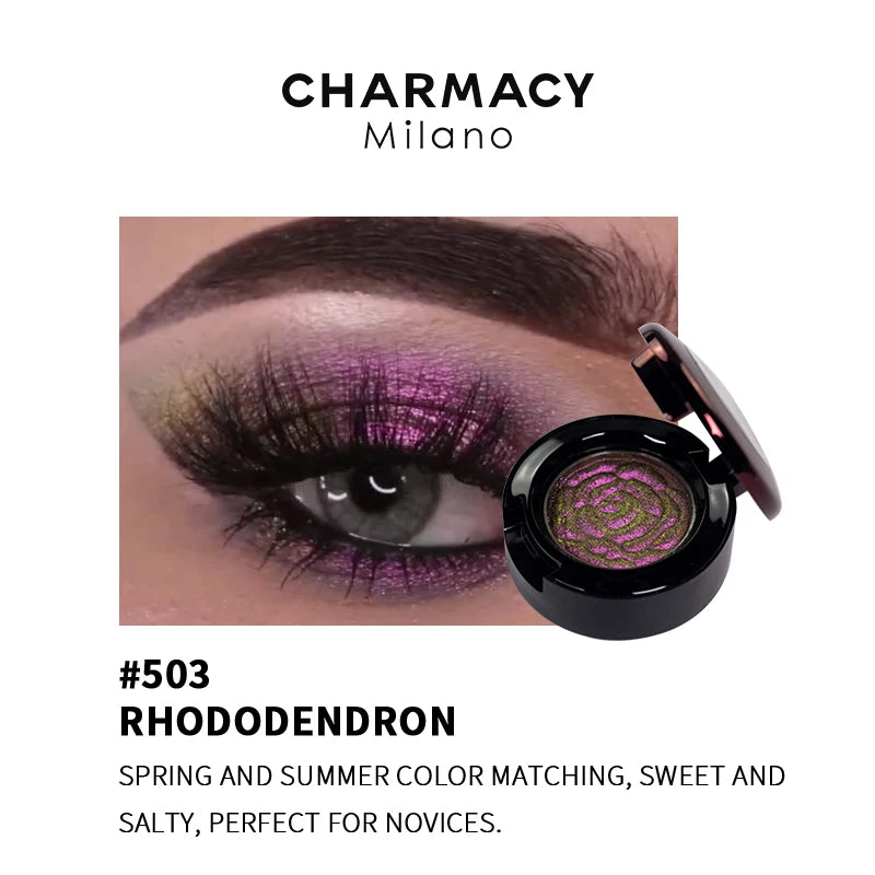 6 Colors Glitter Optical Chameleon Powder Eyeshadow Long Lasting Easy to Wear Eye Shadow for Women Makeup Cosmetic eyes