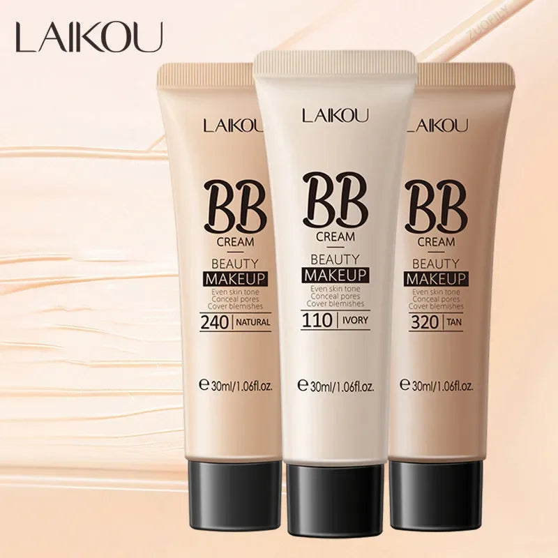 BB Cream Base Makeup Long Lasting Waterproof Brighten Skin Tone Cover Blemishes 30ml Concealer Foundation Liquid Face Makeup face