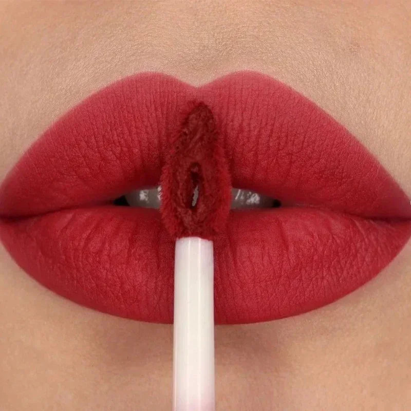 Nude Matte Lip Gloss 12 Colors Long-lasting Velvet Lipstick Waterproof Non-fade Non-stick Cup Lipsticks Women Makeup Cosmetic  lips