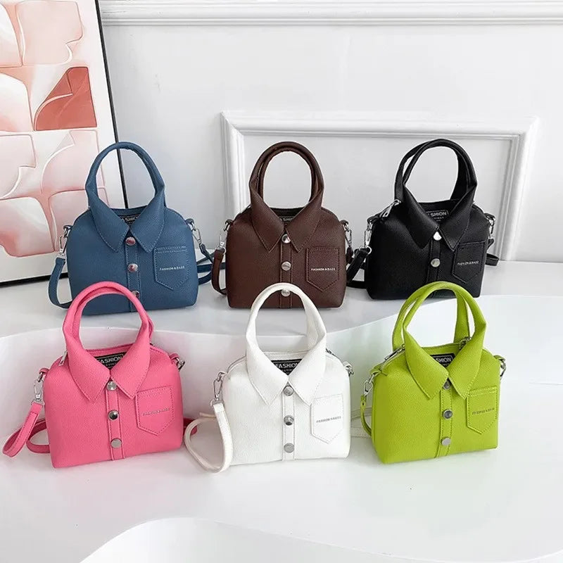 PU Square Compact Shoulder and Crossbody Bags Zipper Unique Design High Quality Hand Bags for Women 2024 Designer Style Bolso bags