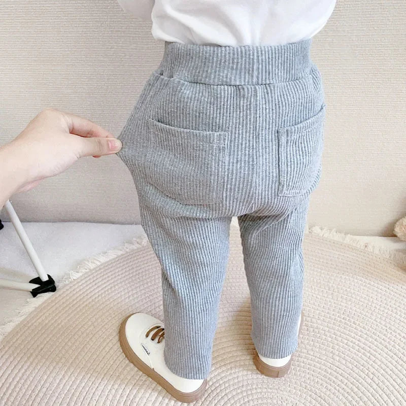 New Baby Girls Boys Leggings Cotton Big PP Pants Spring Autumn Kids Girl Pants Fashion High Waist Long Trousers Children's Pant bottom boys