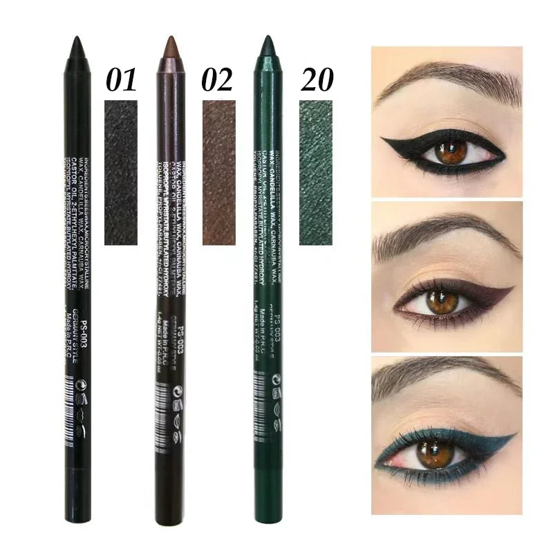 Makeup Long-lasting Not Blooming Eyeliner Pencil Waterproof Pigment Eyeshadow Eye Liner Pen Women Fashion Color Make Up Tools eyes