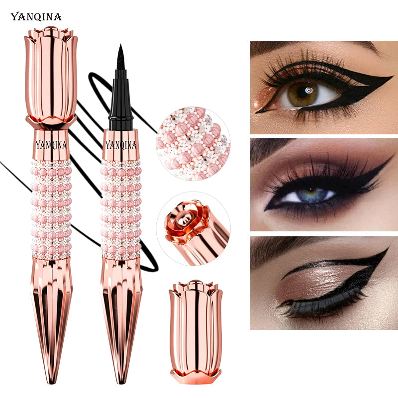 Liquid Eyeliner Pen Waterproof Black Long-Lasting Eye Liner Pencil Thick Quick-Dry Cosmetics Makeup Tool eyes