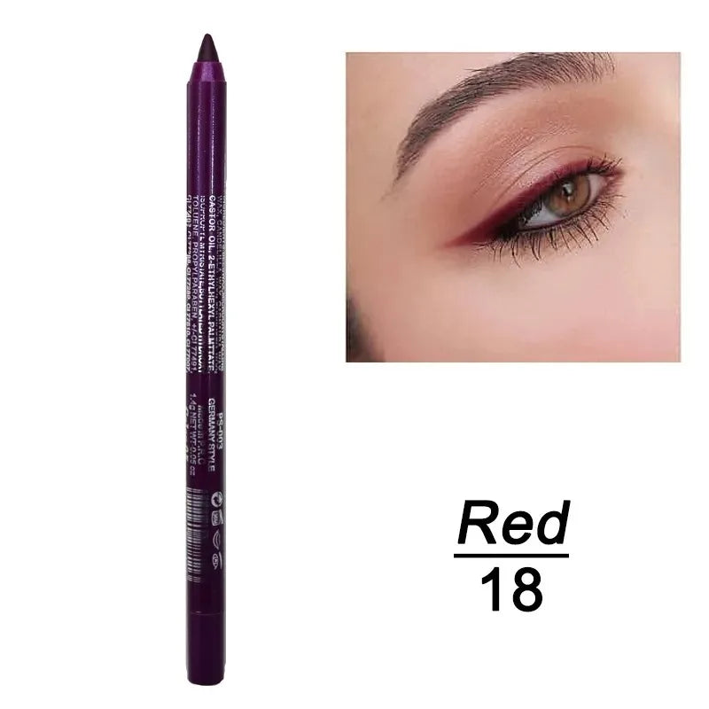 Makeup Long-lasting Not Blooming Eyeliner Pencil Waterproof Pigment Eyeshadow Eye Liner Pen Women Fashion Color Make Up Tools eyes