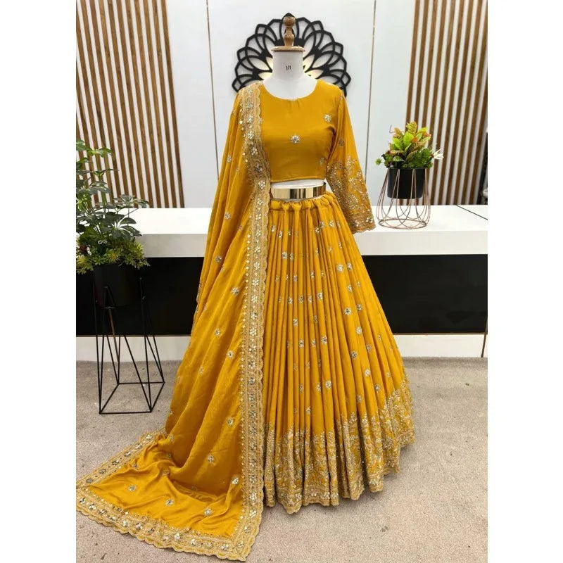 Lehenga CholI Bollywood Wedding Party in India Pakistani Wear Readymade party lehnga