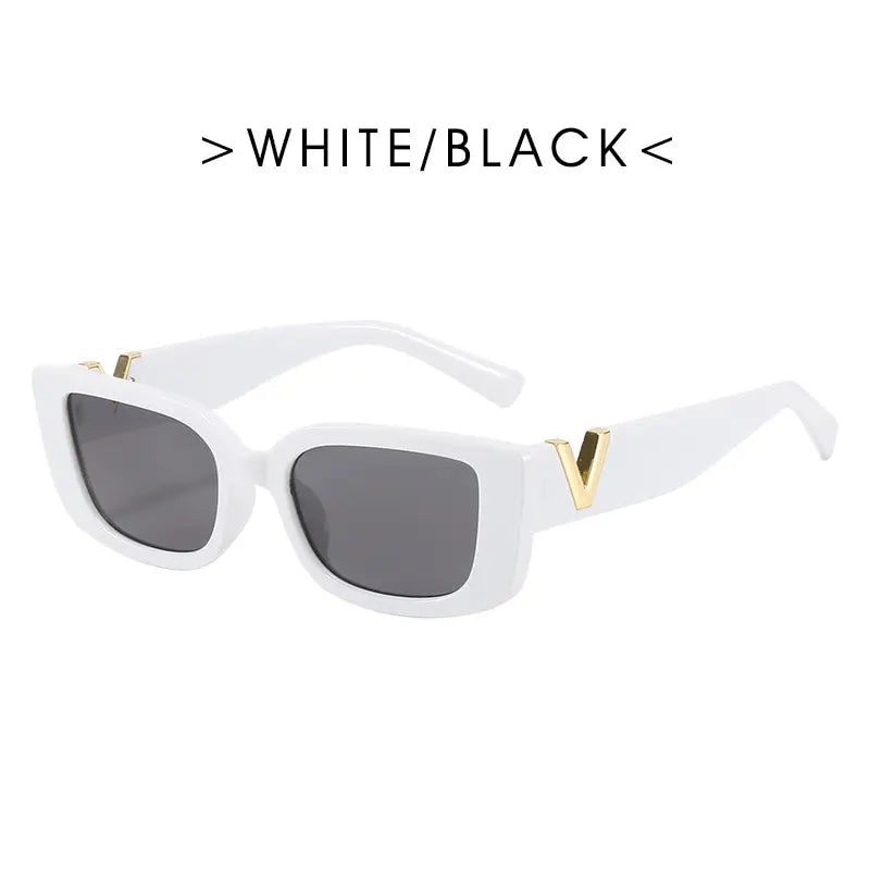 Rectangular Sunglasses New WOMEN'S Brand Designer Retro Small Frame Sunglasses Oculos De Sol Glasses