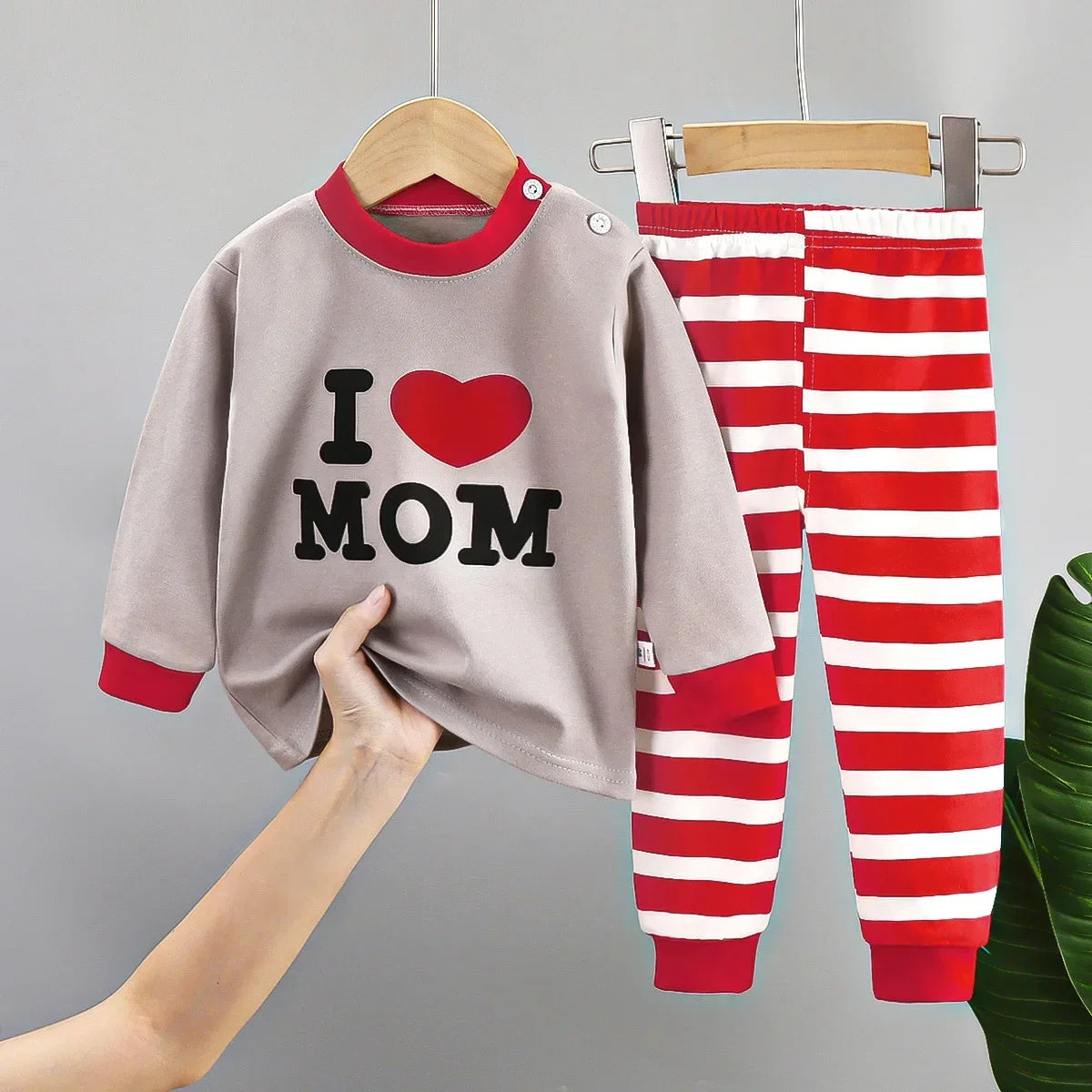 New Kids Boys Girls Pure Cotton Pajamas Cute Cartoon Long Sleeve Pyjamas Toddler Baby Autumn Sleepwear Children's Clothing Sets night wear girls