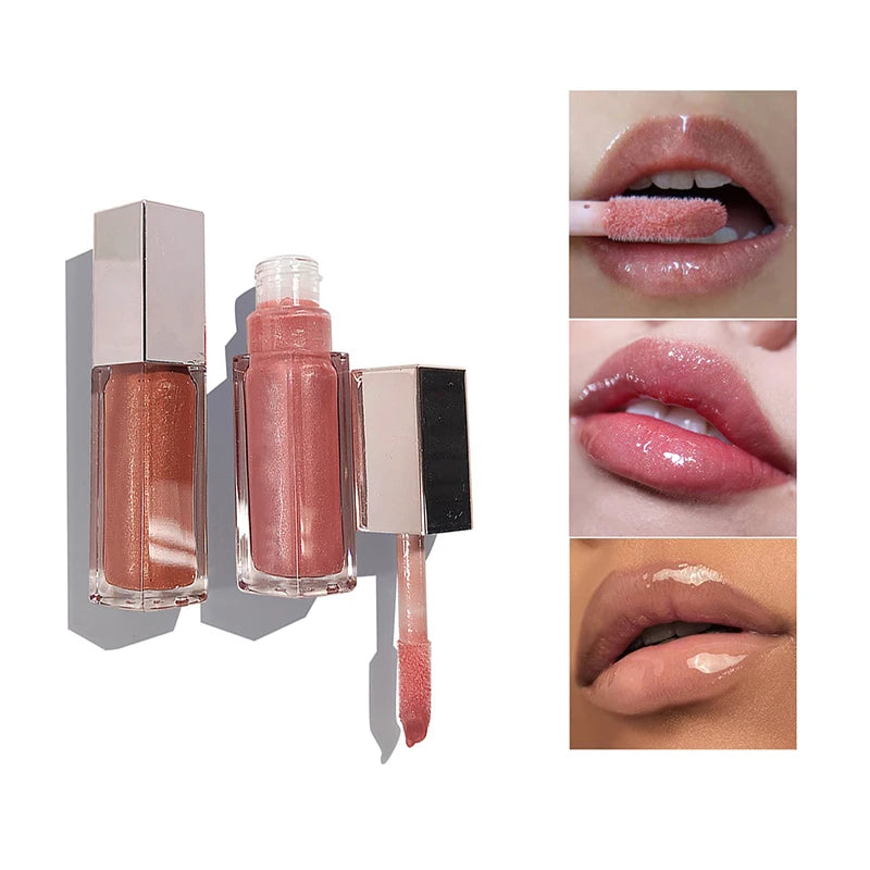 Gloss Bomb Universal Lip Luminizer 9 Colors Non-Sticky Moisturizing Lip Gloss Plumping and Long-Lasting Glitter Liquid Lipstick  lips