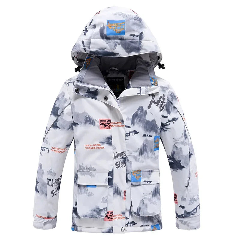 Ski Jacket for Children Windproof Waterproof Warm Snow Coats Girls Boys Winter Outdoor Sports Skiing Snowboarding Jacket boys jackets and coats