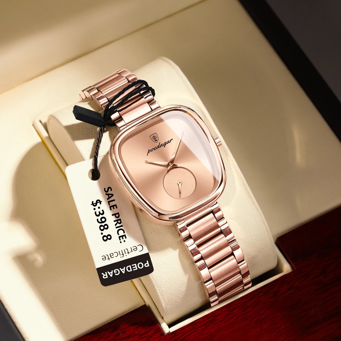 Luxury Ladies Watch Stainless Steel Waterproof Quartz Watch for Woman High Quality Female Clock Elegant Women's Watches