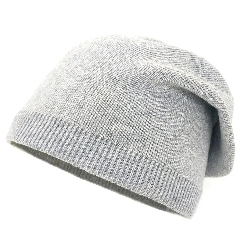 Autumn Winter Womens Hat New Simple Soft Thin Knitted Hats Outdoor Warm Cold Proof Fashion Bonnet Caps