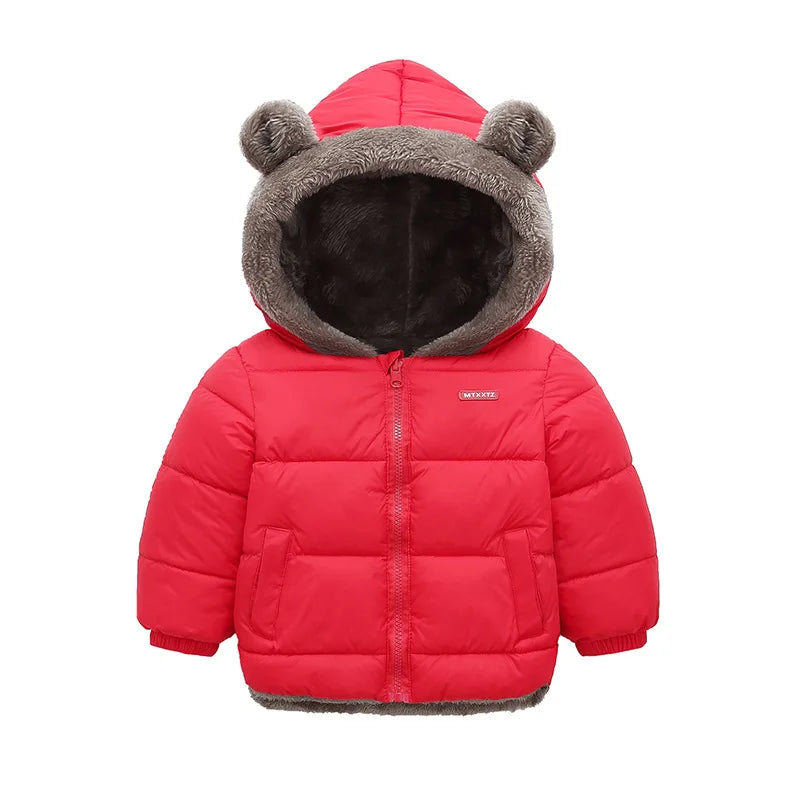 Boys Jackets Children Hooded Outerwear Girls Warm Jacket Children Clothing Baby Outerwear Fashion Kids Zipper Coat Jacket boys jackets and coats