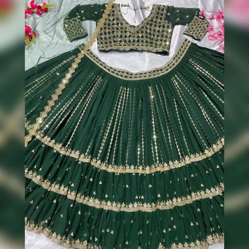 Designer Lehenga CholI Bollywood Wedding Party in India Pakistani Wear Readymade party lehnga