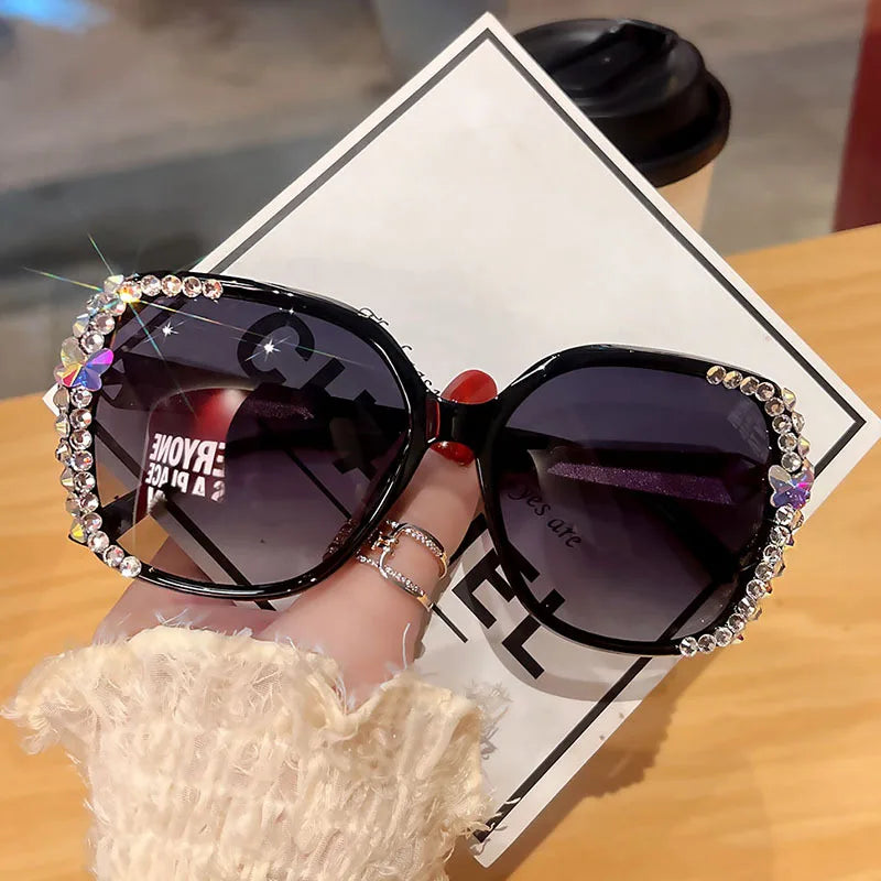 Luxury Brand Polarized Sunglasses Women Sunglasses UV400 Protection Fashion Sunglasses with Rhinestone Sun Glasses Female Glasses