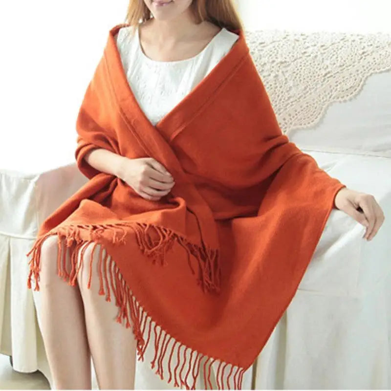 Winter Female Lattice Imitation Cashmere Scarf Autumn And Winter Thick Fashion Warm Wild Scarf Shawl scarf and shawl