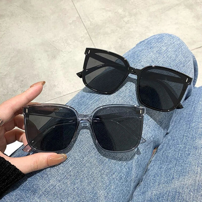 Vintage Square Sunglasses Women Oversized Sunglass Men Retro Black Sun Glasses Shades Goggle UV400  Oculos De Sol Glasses