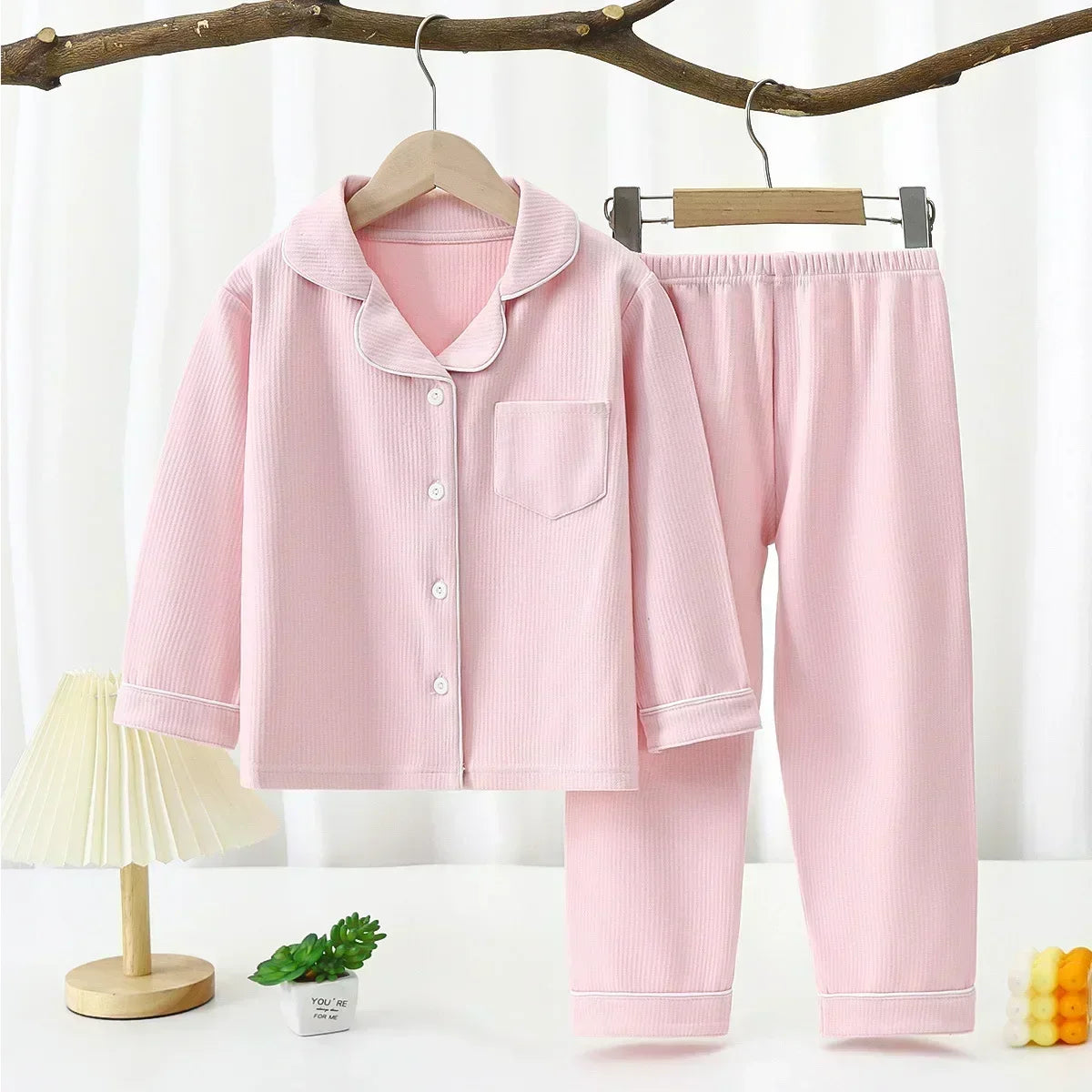 Baby Girls Clothes Pajamas Sets Boy Pyjamas Kids Homewear Cotton Sping Autumn Nightwear Children's Indoor Clothing Pijamas Suit night wear girls