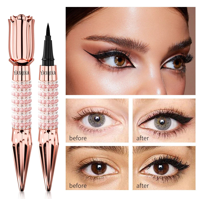 Liquid Eyeliner Pen Waterproof Black Long-Lasting Eye Liner Pencil Thick Quick-Dry Cosmetics Makeup Tool eyes