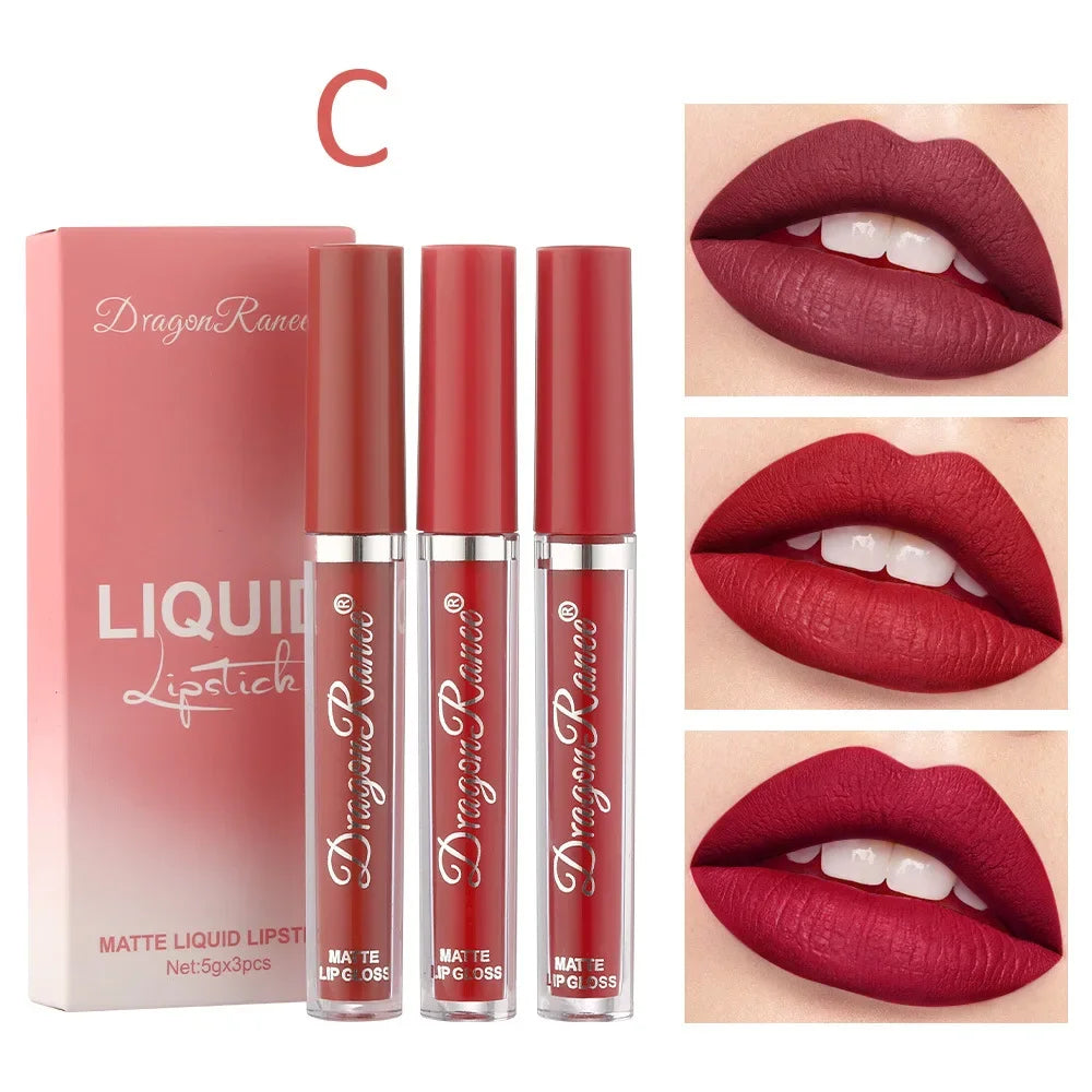 Lipsticks Set Make Up For Women Beauty Cosmetics Matte Lipsticks Waterproof Long lasting The Best Liquid Lip Tint Stain  lips