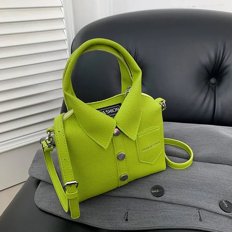 PU Square Compact Shoulder and Crossbody Bags Zipper Unique Design High Quality Hand Bags for Women 2024 Designer Style Bolso bags