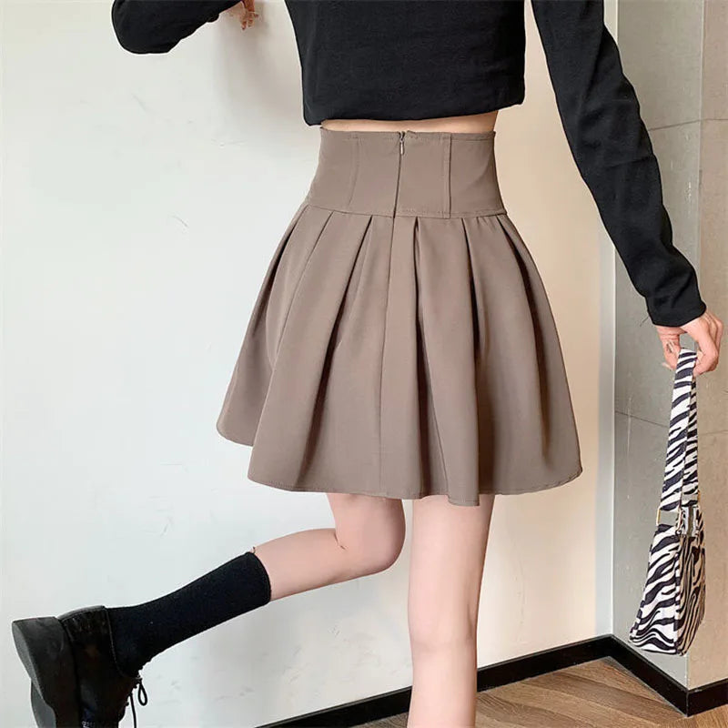 Female Show Leg Length A-Line Skirt