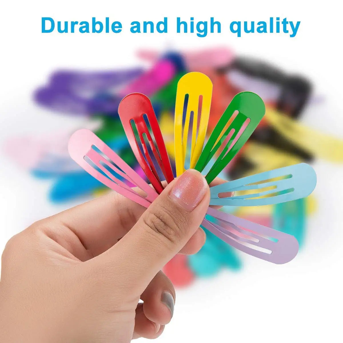 120/80/60Pcs Colorful BB Hair Clips for Girls Water Drop Shape Hairpin Princess Barrette Simple Snap Clip Girls Hair Accessories   hairclips