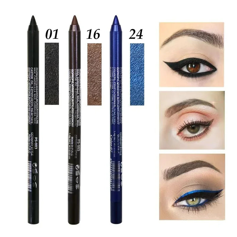 Makeup Long-lasting Not Blooming Eyeliner Pencil Waterproof Pigment Eyeshadow Eye Liner Pen Women Fashion Color Make Up Tools eyes