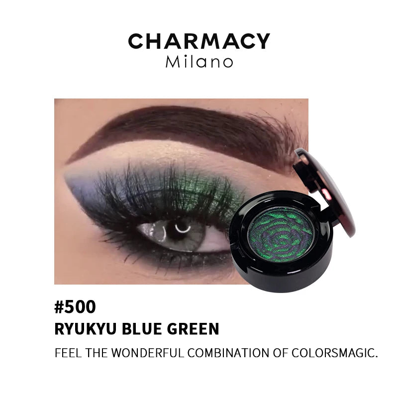 6 Colors Glitter Optical Chameleon Powder Eyeshadow Long Lasting Easy to Wear Eye Shadow for Women Makeup Cosmetic eyes