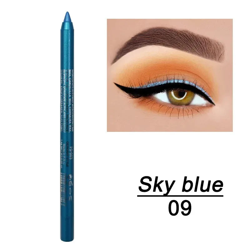 Makeup Long-lasting Not Blooming Eyeliner Pencil Waterproof Pigment Eyeshadow Eye Liner Pen Women Fashion Color Make Up Tools eyes