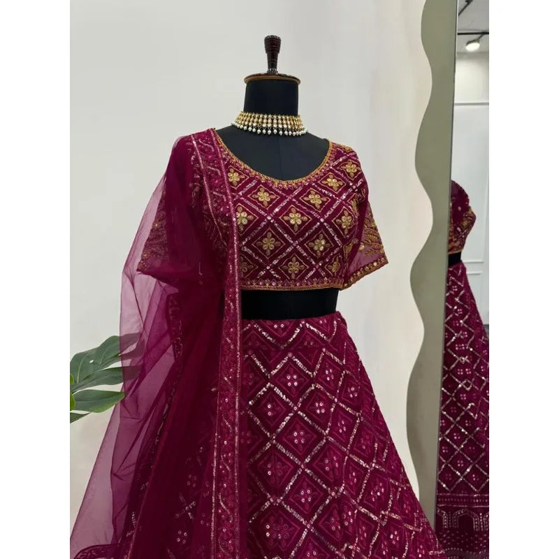 Designer Lehenga CholI Bollywood Wedding Party in India Pakistani Wear Readymade party lehnga