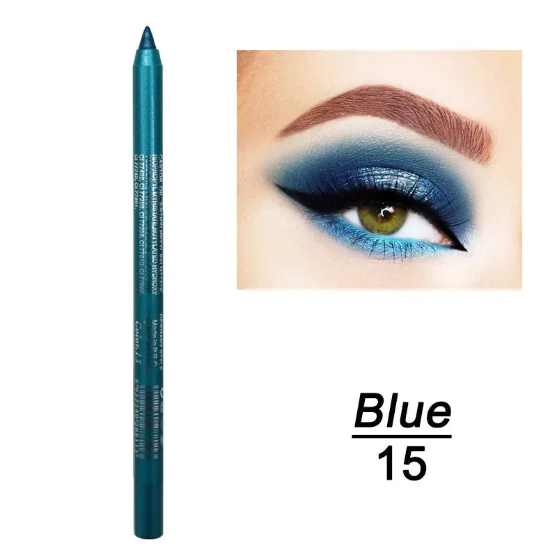 Makeup Long-lasting Not Blooming Eyeliner Pencil Waterproof Pigment Eyeshadow Eye Liner Pen Women Fashion Color Make Up Tools eyes