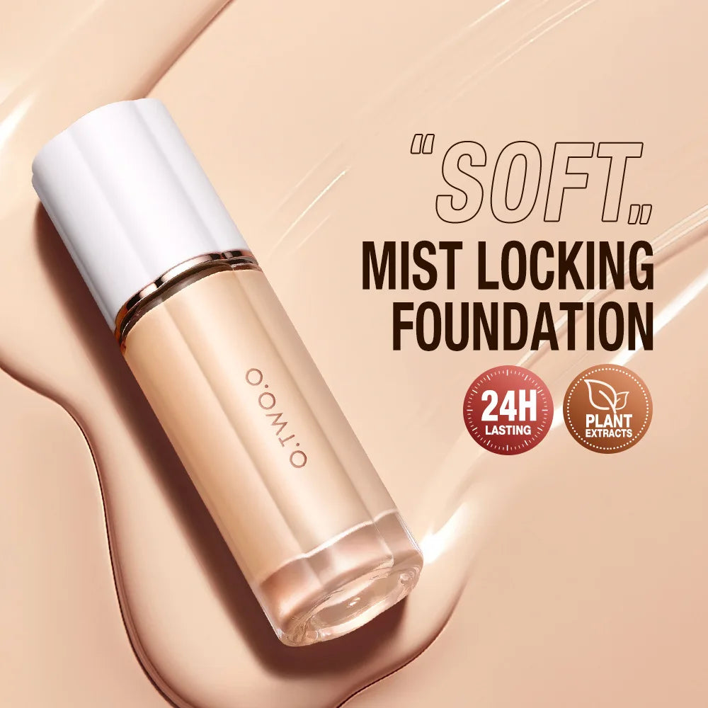 O.TWO.O 30ml Liquid Foundation Oil-control High Coverage Makeup Base Cream SPF30 Waterpoof Concealer Makeup Face Foundation face