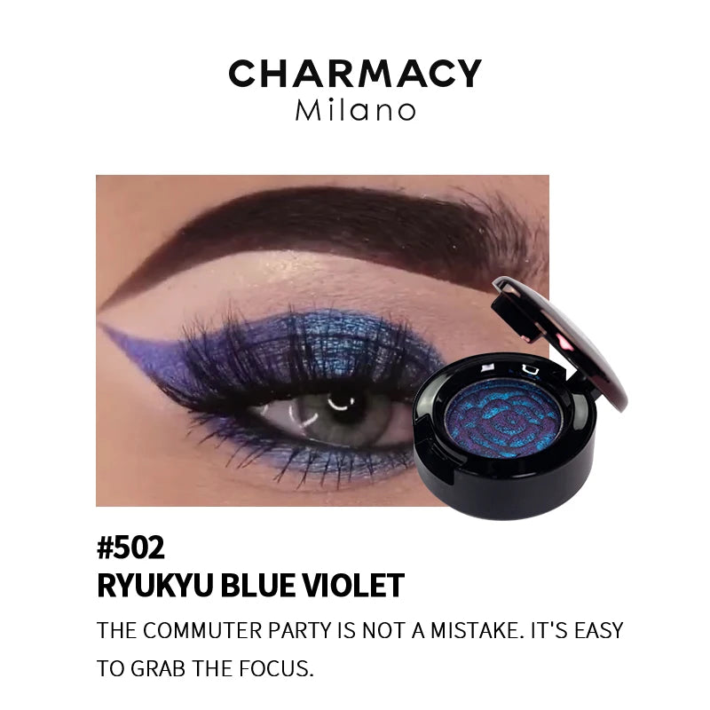 6 Colors Glitter Optical Chameleon Powder Eyeshadow Long Lasting Easy to Wear Eye Shadow for Women Makeup Cosmetic eyes