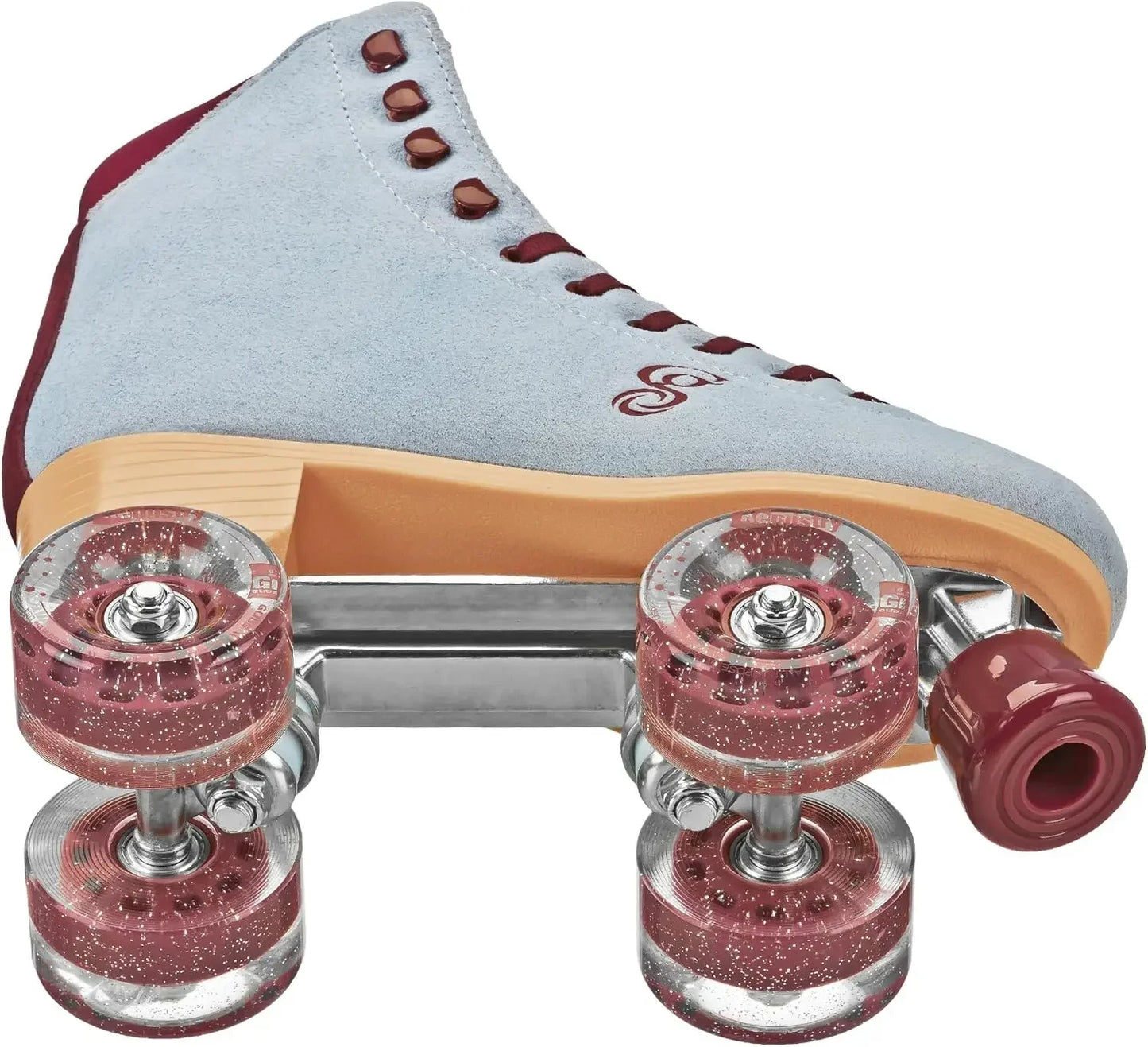 Pattini a rotelle artistici Freestyle di alta qualità, stivali in pelle scamosciata spazzolata colorata con fodera imbottita e comoda, scarpe da skate