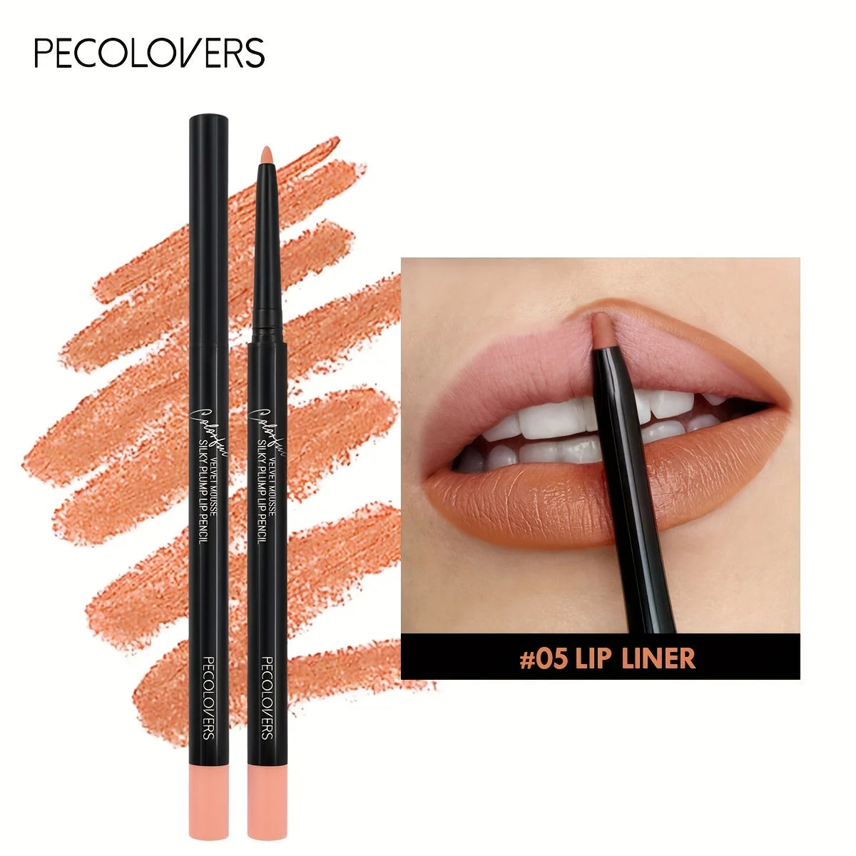 Waterproof Matte Lipliner Pencil Red Contour Tint Lipstick Long Lasting Non-stick Cup Moisturising Lips Makeup 12 Colors lips