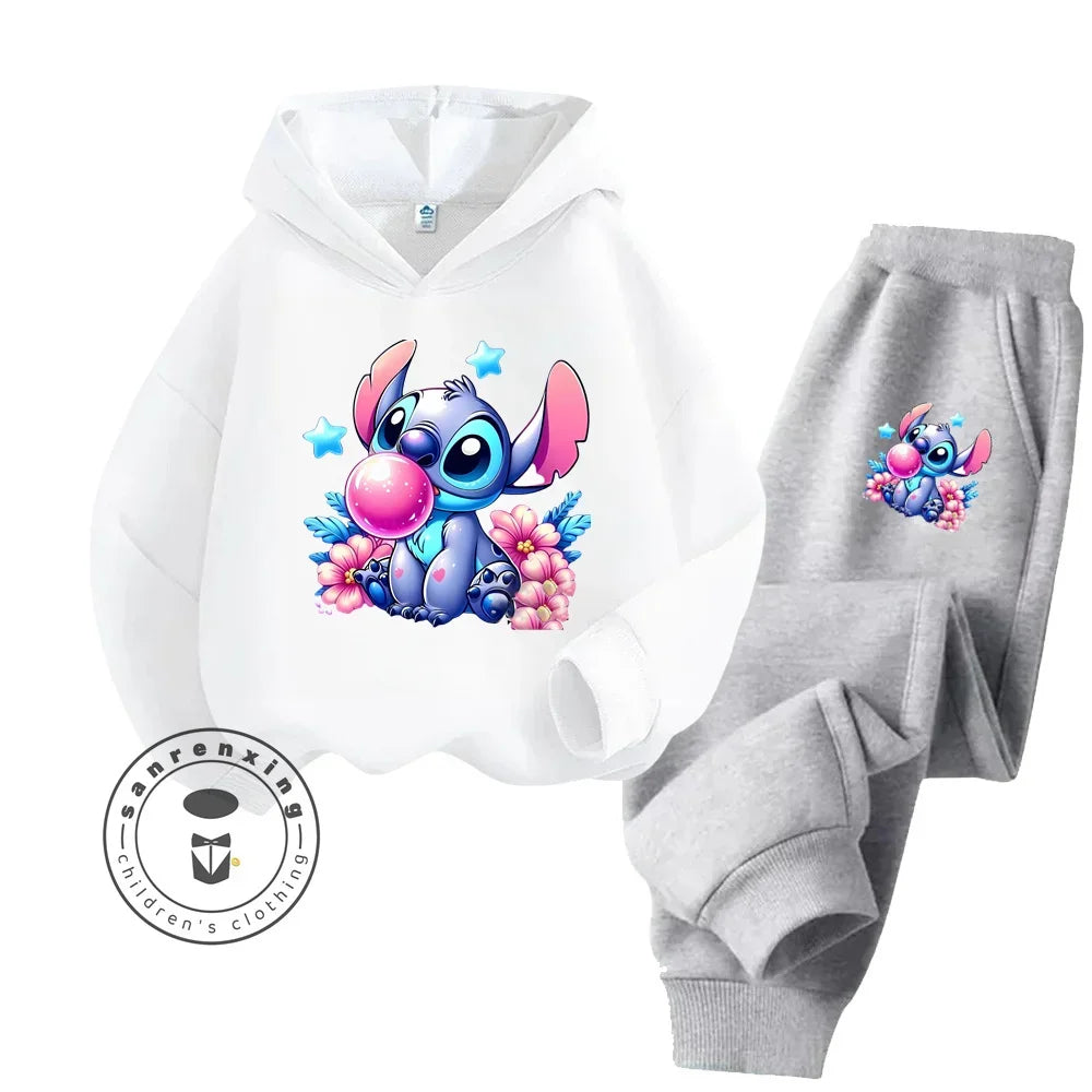 Cheap Popular Simple Stitch Long Sleeve Boy Girl Casual Wear Fun Graphics Everyday Style Energetic Spring Fall Sweatshirt Set boys dress