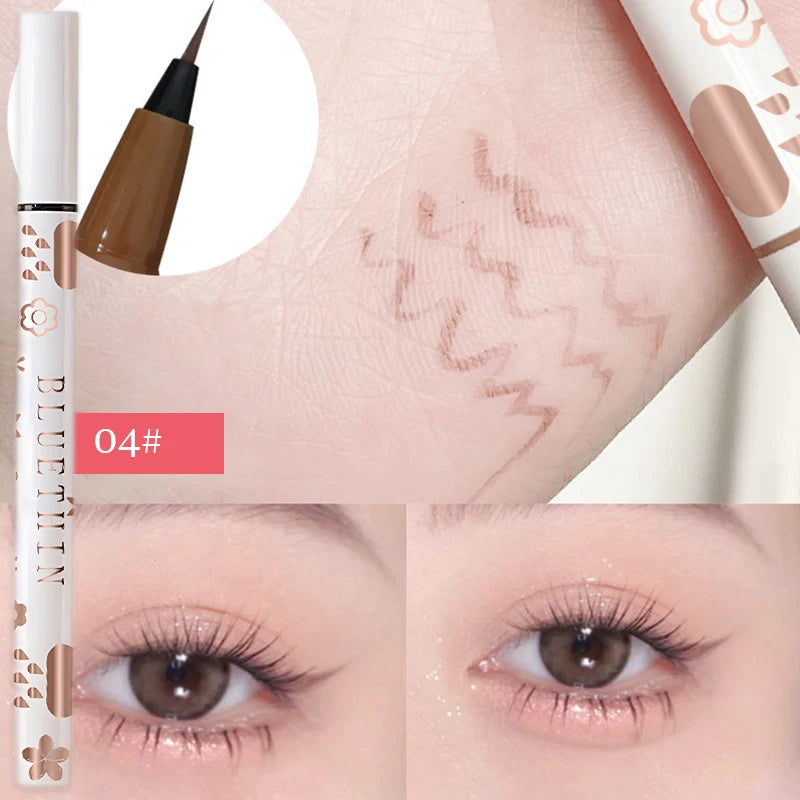 Eyeliner Lying Silkworm Pencil Undercover Draw Down To Non-Smudge Fine Natural Long-lasting Waterproof Eyes Liner Beauty Makeup eyes