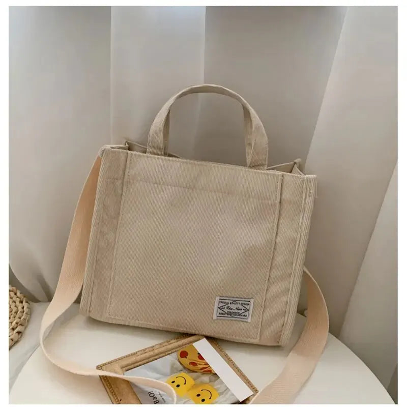 Women's Bag Corduroy New Small Square Bag Trendy Handbag Single Shoulder Diagonal Bags