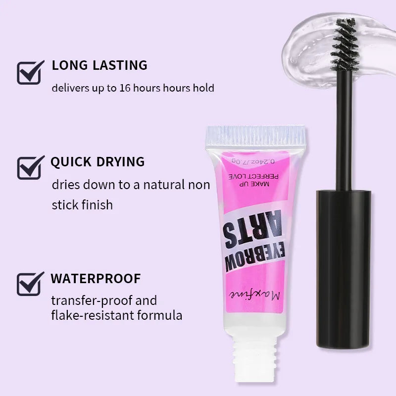 Eyebrow Gel Long-lasting Fixed Eyebrow Waterproof Quick-dry Hose Transparent Eyebrow Gel Makeup Eye Makeup eyes