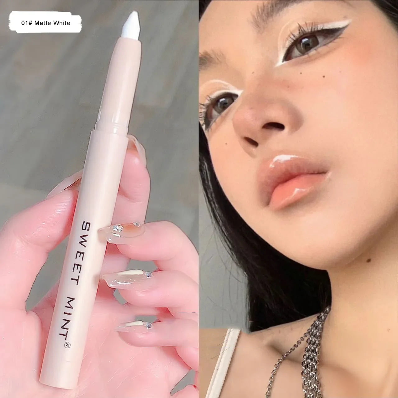 Eye Shadow Lying Silkworm Highlighter Pen Korean Eyes Makeup Matte White Pearl High-gloss Brightening Glitter Eyeshadow Stick eyes