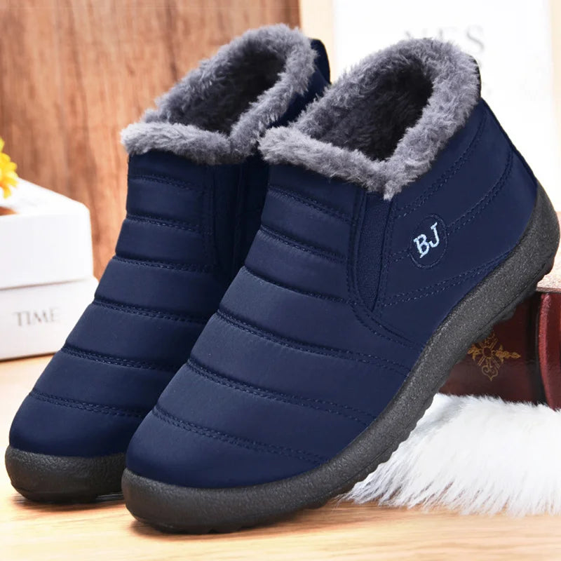 Winter Shoes Women Snow Boots Keep Warm Fur Winter Botas Mujer Black Short Boot Female ankle boots