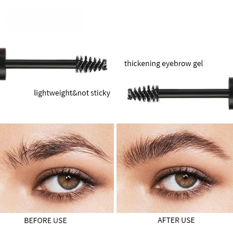 Eyebrow Gel Long-lasting Fixed Eyebrow Waterproof Quick-dry Hose Transparent Eyebrow Gel Makeup Eye Makeup eyes