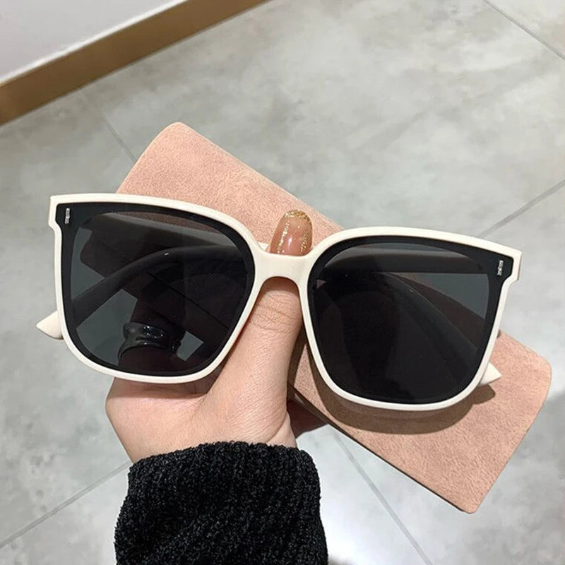 Vintage Square Sunglasses Women Oversized Sunglass Men Retro Black Sun Glasses Shades Goggle UV400  Oculos De Sol Glasses