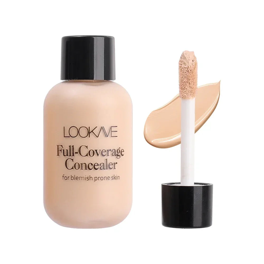 Full Cover Liquid Concealer Cream Makeup 12ML Invisible Eye Dark Circles Cream Face Foundation Waterproof Make Up Base Cosmetics eyes